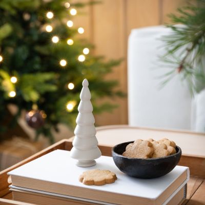 Veke Kuusi pöytäkoriste 12,4 cm greige