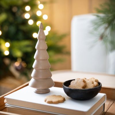 Veke Kuusi pöytäkoriste 17,8 cm hiekka