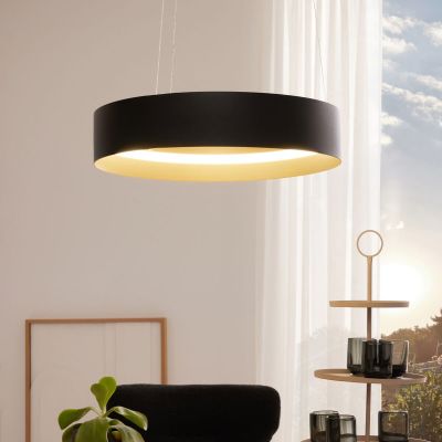 Musterring Loop LED-riippuvalaisin mattamusta/kulta