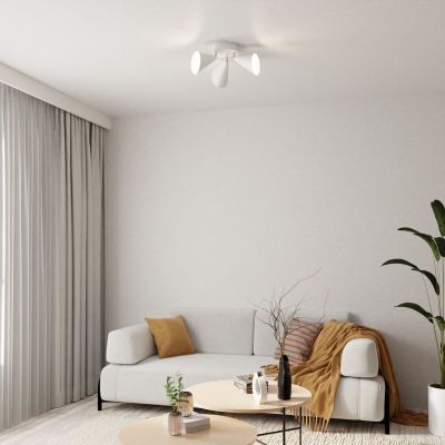 Sessak Lux 3-osainen kattospotti valkoinen