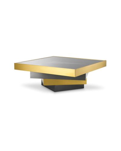 Eichholtz Zamora-sohvapöytä, harjattu messinki