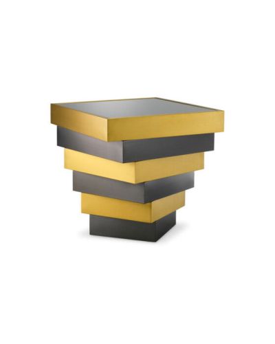 Eichholtz Zamora sivupöytä harjattu messinki