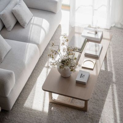 Rowico Home Driscoll sohvapöytä160x70 cm valkopesty tammi