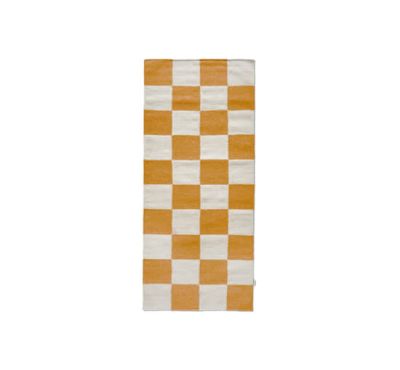 Classic Collection Square käytävämatto valkoinen/keltainen