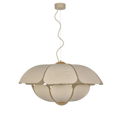 MARKET SET - Coquillage riippuvalo 70 cm, kermanvärinen pellava