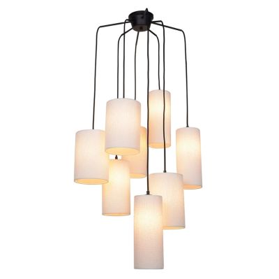 MARKET SET - Cosiness-riippuvalo, 8-lamppuinen, pyöreä