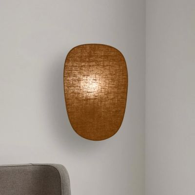 MARKET SET - Screen 70 seinälamppu, korkeus 40 cm, curry, tekstiili