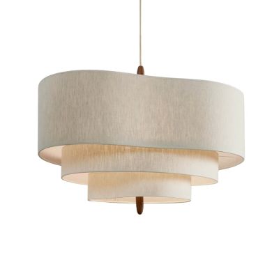 MARKET SET - Pebble tekstiilinen riippuvalo, kermanvärinen, Ø 78 cm