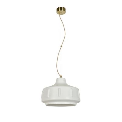 MARKET SET - Jimmy riippuvalo Ø 38 cm, valkoinen, keraaminen