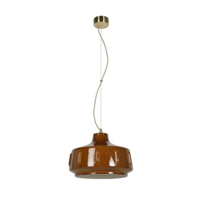 MARKET SET - Jimmy riippuvalo Ø 38 cm, ruskea keraaminen
