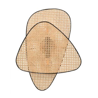 MARKET SET - Seinävalaisin Screen, korkeus 77 cm, luonnonväri, rottinki