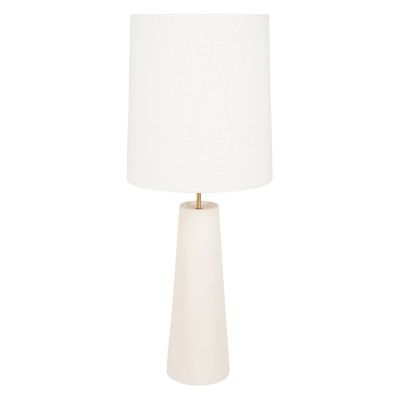 MARKET SET - Cosiness pöytävalaisin, valkoinen keraaminen jalka