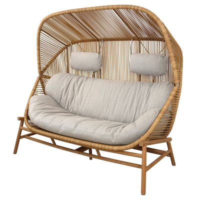 Cane-line, Hive 2-sits sohvatyynysarja sis. niskatyynyn Sand AirTouch