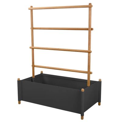 Cane-line, Sticks planter 103x58 cm telineellä Teak/Grey