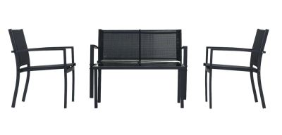 Veke Ateena sohvaryhmä musta