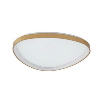 Lucande - Asken LED-kattovalaisin, kulta, 61 cm, himmennettävä, CCT