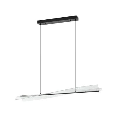 Lucande - Vellia LED-riippuvalaisin 112 cm CCT musta