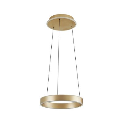 Lucande - Tindra LED-riippuvalaisin kultainen himmennettävä Ø 40 cm