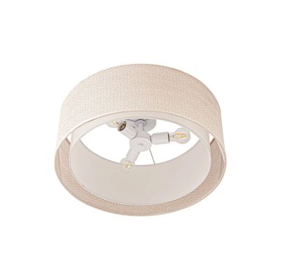 Lindby - Soula kattovalaisin, beige, Ø 60 cm, muovi, E27