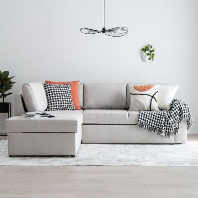 Veke Ruuhi avokulmavuodesohva vasen hiekka Hygge 10