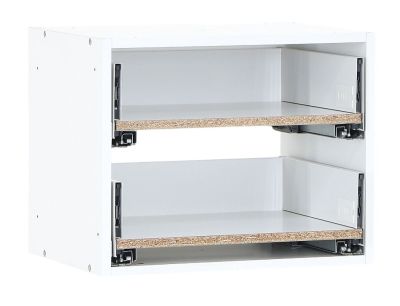 Veke Kokoa runko push-open/ pro laatikoilla 50x40 cm valkoinen