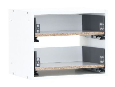 Veke Kokoa runko push-open/ pure laatikoilla 50x40 cm valkoinen