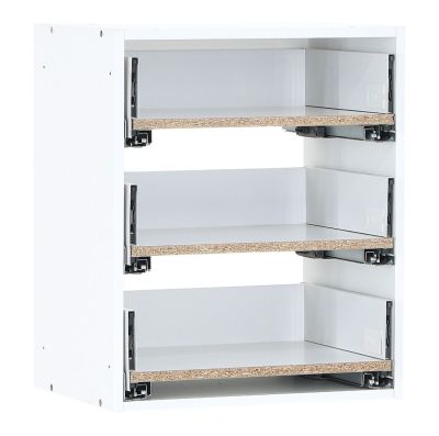 Veke Kokoa runko push-open/ pro laatikoilla 50x60 cm valkoinen