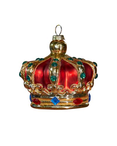 Newport Philippe kuusenkoriste kruunu punainen 10cm