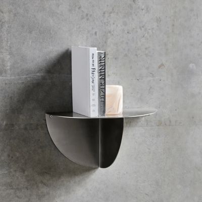 House Doctor - Mega-sivupöytä, hopea, rauta, korkeus 18 cm