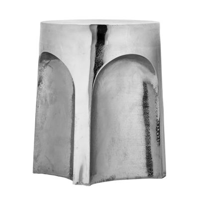 House Doctor - Riga sivupöytä, hopea, metalli, korkeus 40 cm