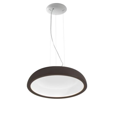 Stilnovo - Reflexio LED-riippuvalaisin, Ø 46 cm, ruskea