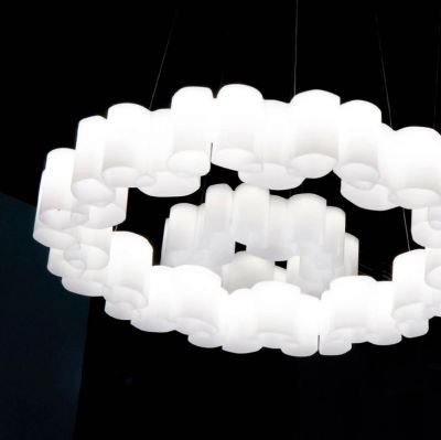 Stilnovo - Honey LED-riippuvalaisin, himmennettävä, pyöreä, 58 cm