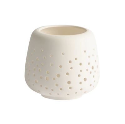 Uyuni Lighting - Keraaminen lyhty, 11 x 10 cm, valkoinen