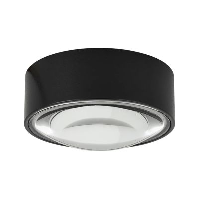 Lindby - Siaka LED-alasvalo, musta, Ø 5 cm, metalli, IP65