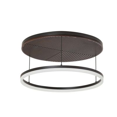 Lucande - Orven LED-kattovalaisin Ø 50 cm himmennettävä musta