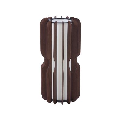 Lucande - Juneta lattiavalaisin, ruskea, 75 cm, puu/tekstiili