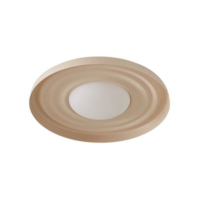 Lindby - Waves LED-seinävalaisin, beige, Ø 43 cm, metalli