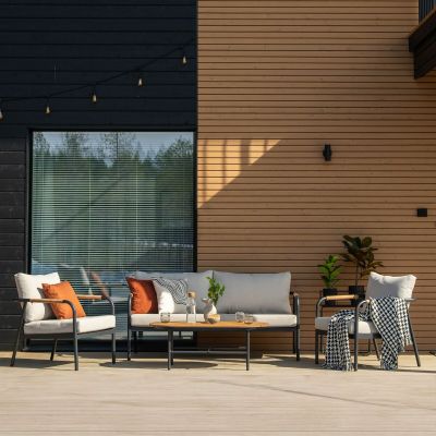 Envy Olga sohvaryhmä musta/hiekka, asiakaspalautus