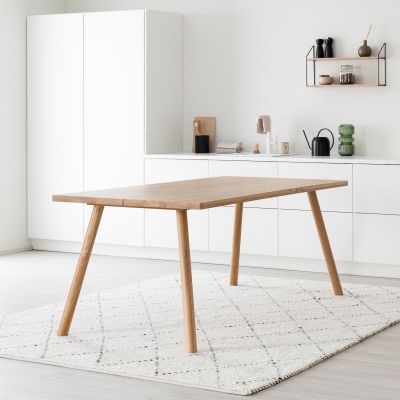 Veke Veini tammi lankkupöytä 195x90 cm lakattu tammi, asiakaspalautus