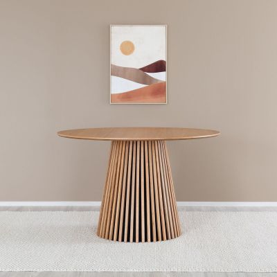 Veke Villa pyöreä ruokapöytä Ø120 cm tammi, asiakaspalautus