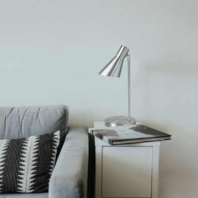 Noortrade Emil pöytävalaisin harjattu teräs