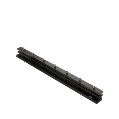 Skagerak Cutter vaateripustin Tammi, mustapetsattu, 7 kpl nuppeja