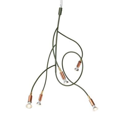 Örsjö Belysning Ranka 5 kattovalaisin Oliivinvihreä