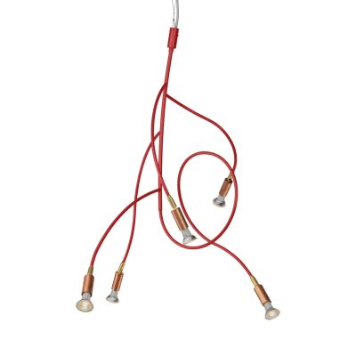 Örsjö Belysning Ranka 5 kattovalaisin Punainen