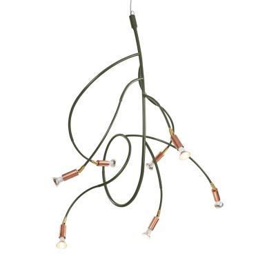 Örsjö Belysning Ranka 7 kattovalaisin Oliivinvihreä