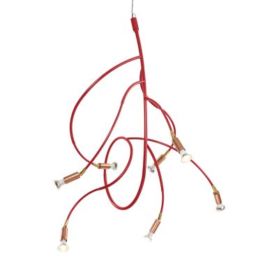 Örsjö Belysning Ranka 7 kattovalaisin Punainen