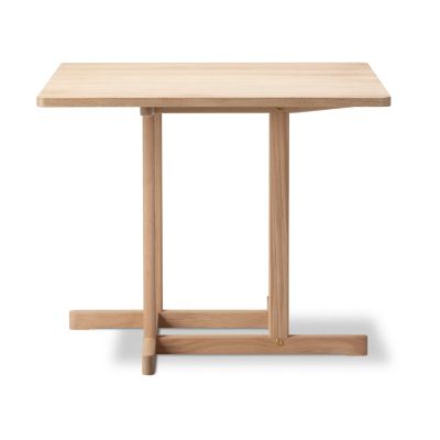 Fredericia Furniture BM80 Mogensen Shaker Table pöytä 90x90 cm Saippuattu tammi