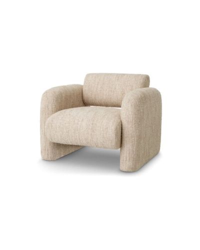 Eichholtz Vesper-nojatuoli bouclé-kankaalla Sonata Cream