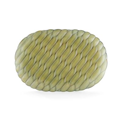 Kartell - Jellies Family -tarjotin, lehtikuvio/vihreä, polymeeri