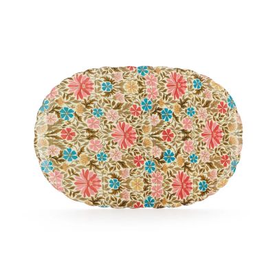 Kartell - Jellies Family -tarjotin, kukkakuvio/vaaleanpunainen, polymeeri